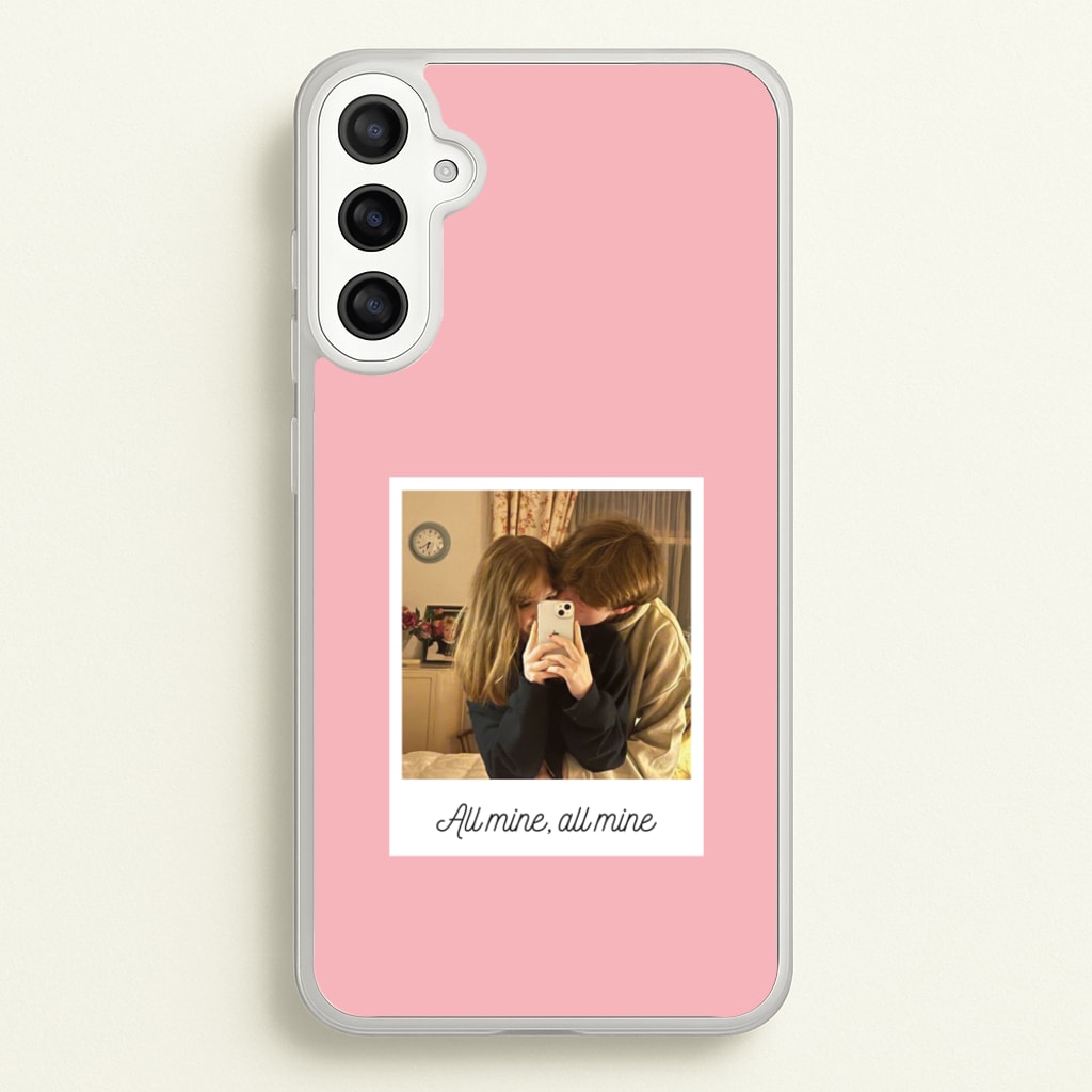 All Mine, All Mine - Personalised Couples - Personalised Valentine's Day Phone Case for Galaxy A34
