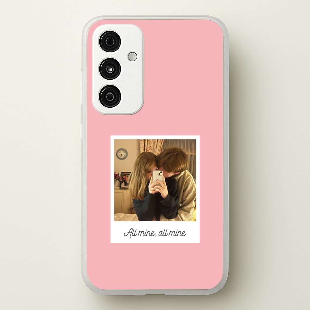 All Mine, All Mine - Personalised Couples - Personalised Valentine's Day Phone Case for Galaxy A55