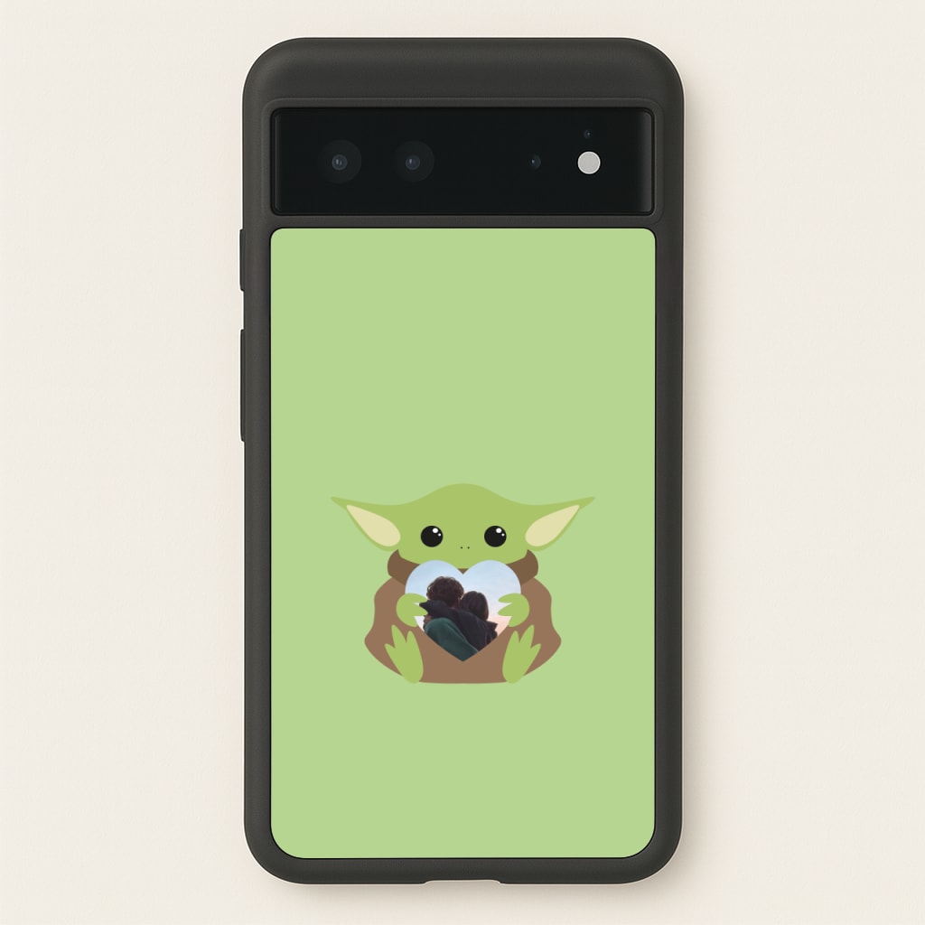 Baby Yoda - Personalised Couples - Personalised Valentine's Day Phone Case for Google Pixel 6