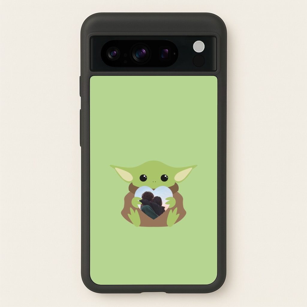 Baby Yoda - Personalised Couples - Personalised Valentine's Day Phone Case for Google Pixel 8 Pro