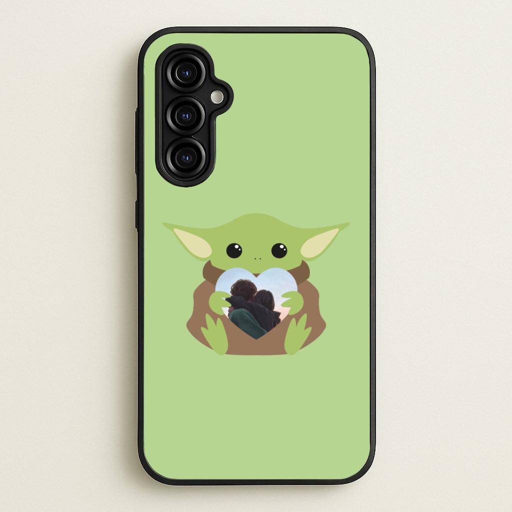 Baby Yoda - Personalised Couples - Personalised Valentine's Day Phone Case for Galaxy A54