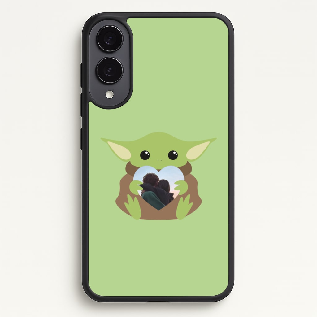 Baby Yoda - Personalised Couples - Personalised Valentine's Day Phone Case for Galaxy S25 Edge