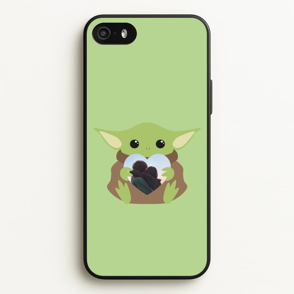 Baby Yoda - Personalised Couples - Personalised Valentine's Day Phone Case for iPhone 5 / 5s / SE 2016