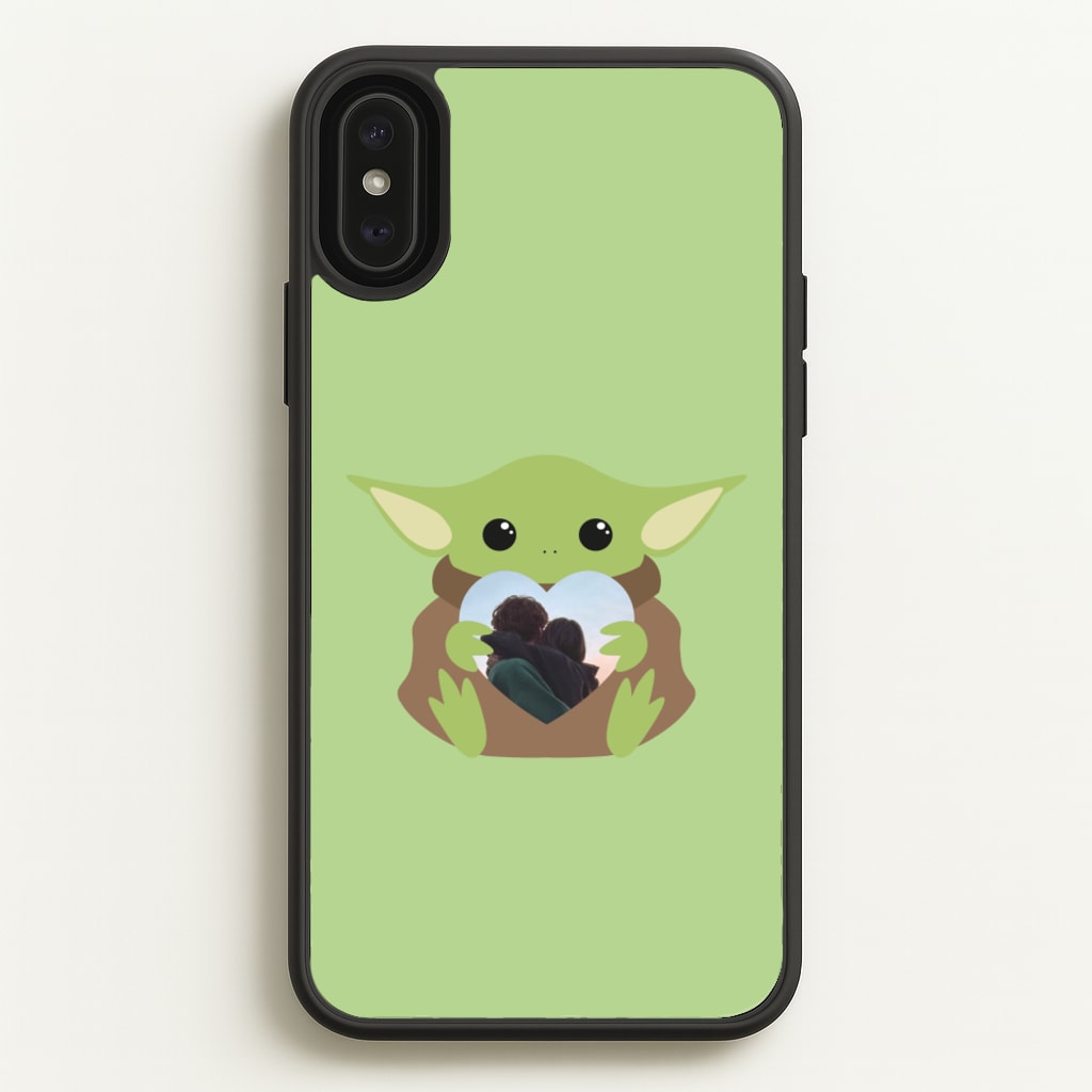 Baby Yoda - Personalised Couples - Personalised Valentine's Day Phone Case for iPhone XS Max