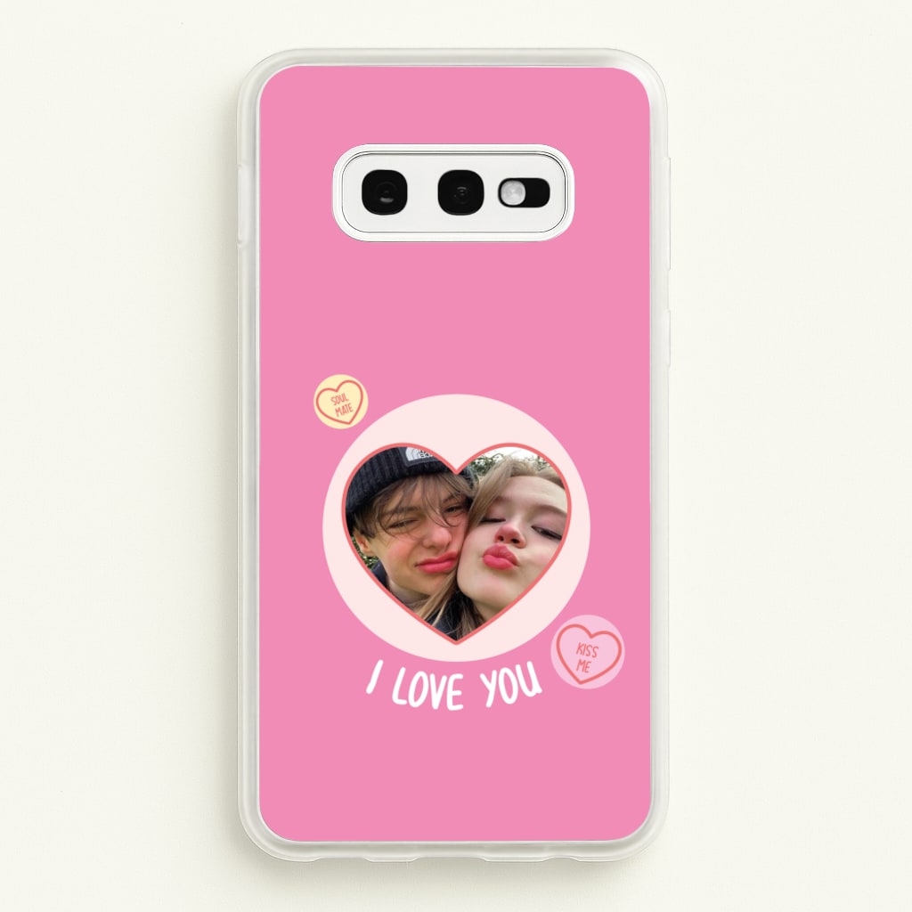 I Love You - Personalised Couples - Personalised Valentine's Day Phone Case for Galaxy S10e