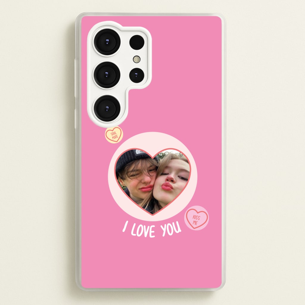I Love You - Personalised Couples - Personalised Valentine's Day Phone Case for Galaxy S25 Ultra