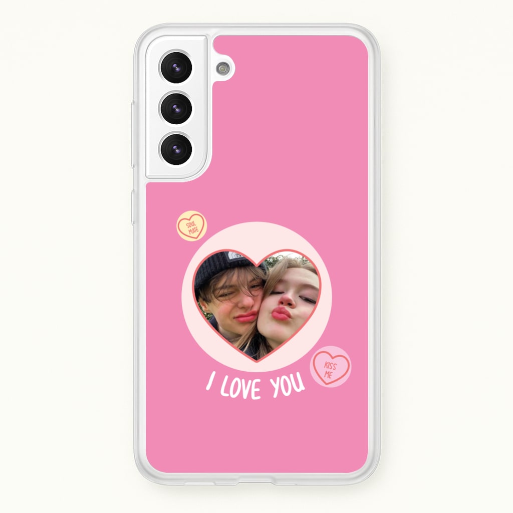 I Love You - Personalised Couples - Personalised Valentine's Day Phone Case for Galaxy S21