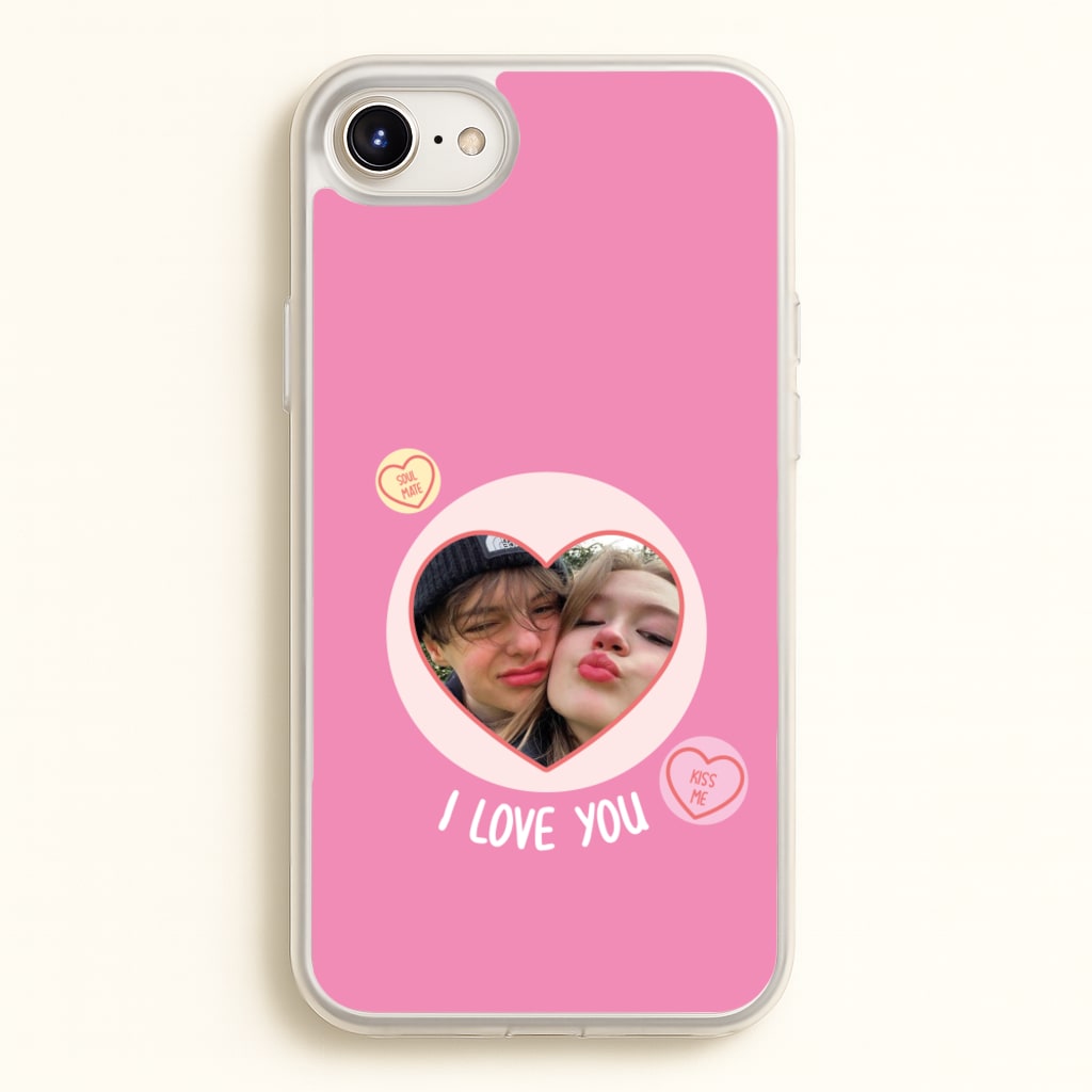 I Love You - Personalised Couples - Personalised Valentine's Day Phone Case for iPhone 6 / 7 / 8 / SE