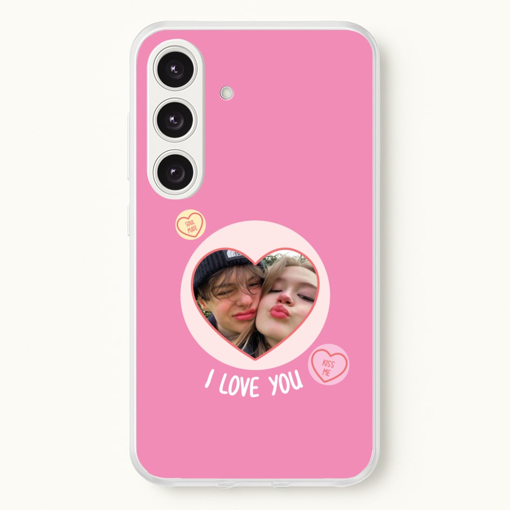 I Love You - Personalised Couples - Personalised Valentine's Day Phone Case for Galaxy S24