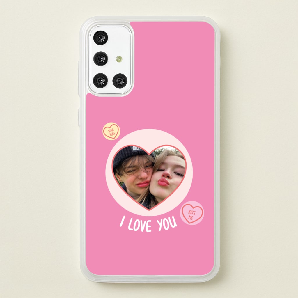 I Love You - Personalised Couples - Personalised Valentine's Day Phone Case for Galaxy A71