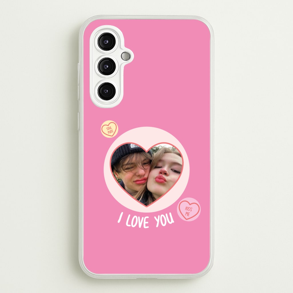 I Love You - Personalised Couples - Personalised Valentine's Day Phone Case for Galaxy A14