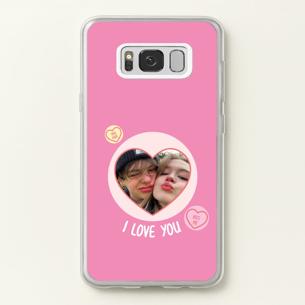 I Love You - Personalised Couples - Personalised Valentine's Day Phone Case for Galaxy S8