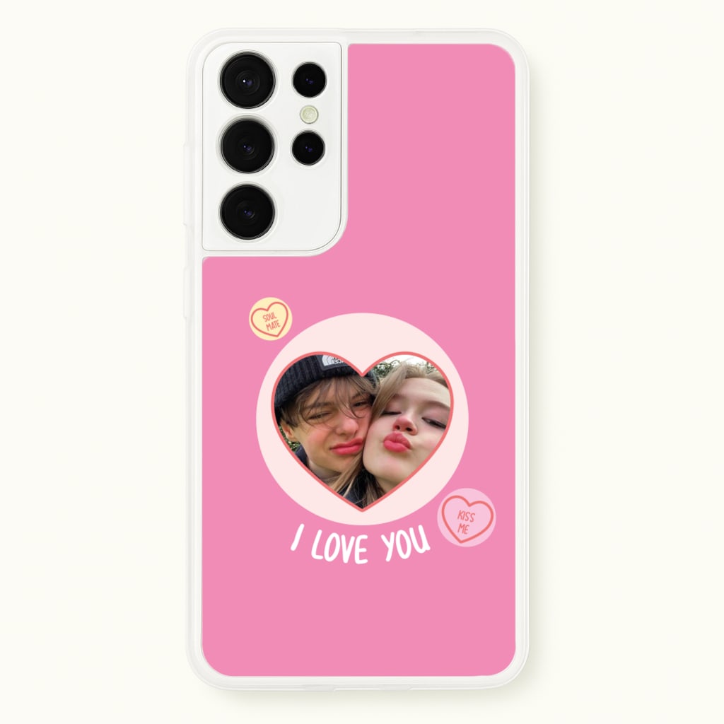 I Love You - Personalised Couples - Personalised Valentine's Day Phone Case for Galaxy S21 Ultra