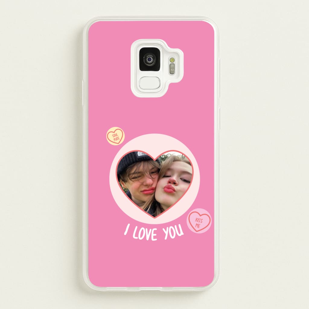 I Love You - Personalised Couples - Personalised Valentine's Day Phone Case for Galaxy S9