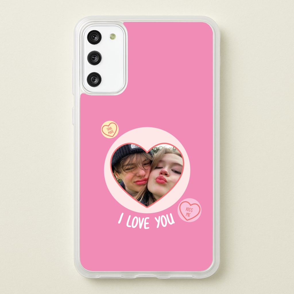 I Love You - Personalised Couples - Personalised Valentine's Day Phone Case for Galaxy S20FE