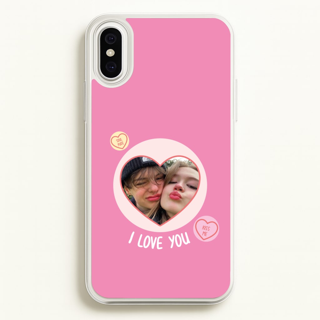I Love You - Personalised Couples - Personalised Valentine's Day Phone Case for iPhone XS Max