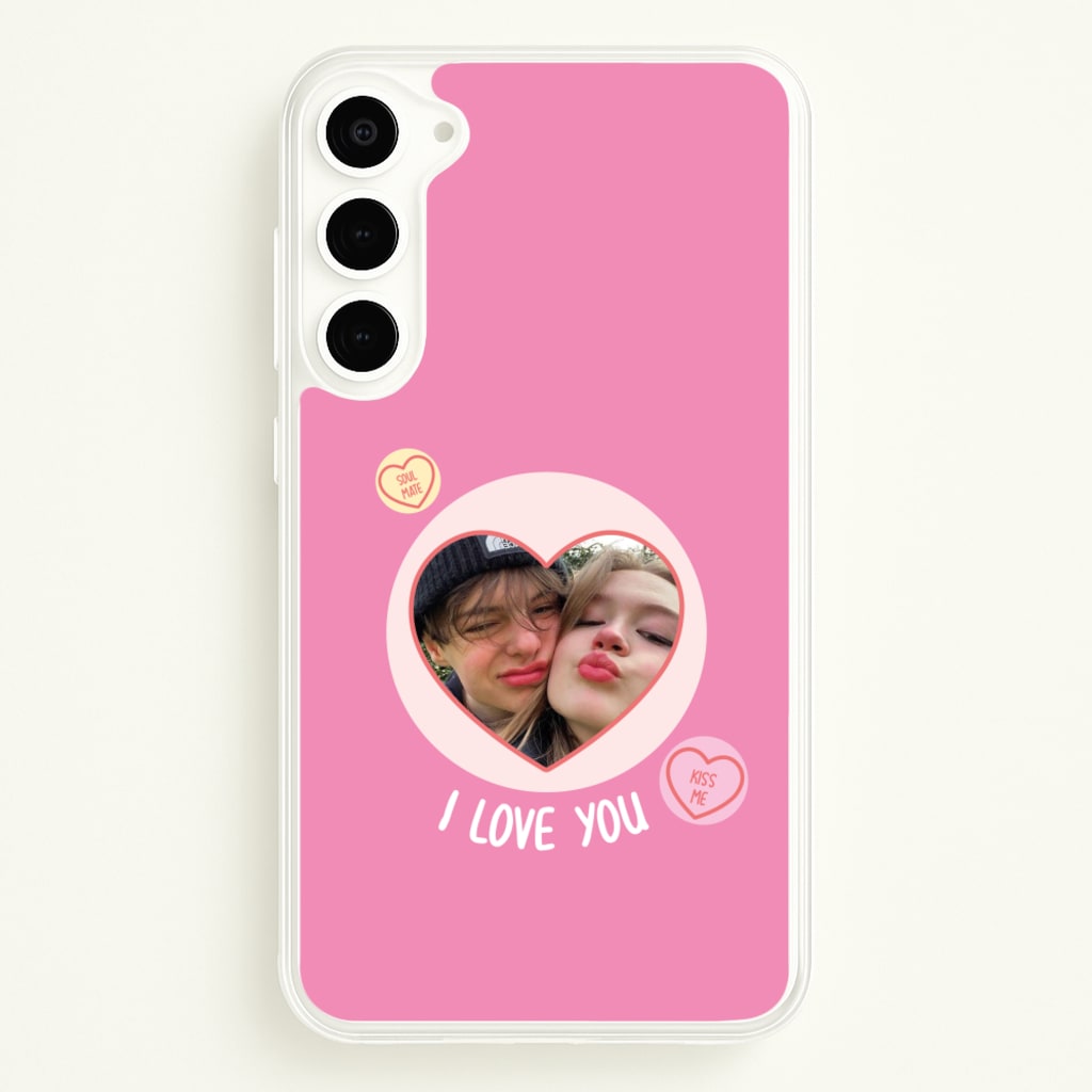 I Love You - Personalised Couples - Personalised Valentine's Day Phone Case for Galaxy S23