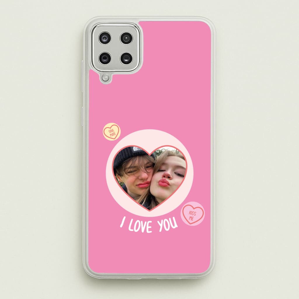 I Love You - Personalised Couples - Personalised Valentine's Day Phone Case for Galaxy A12