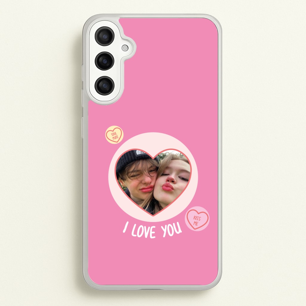 I Love You - Personalised Couples - Personalised Valentine's Day Phone Case for Galaxy A34