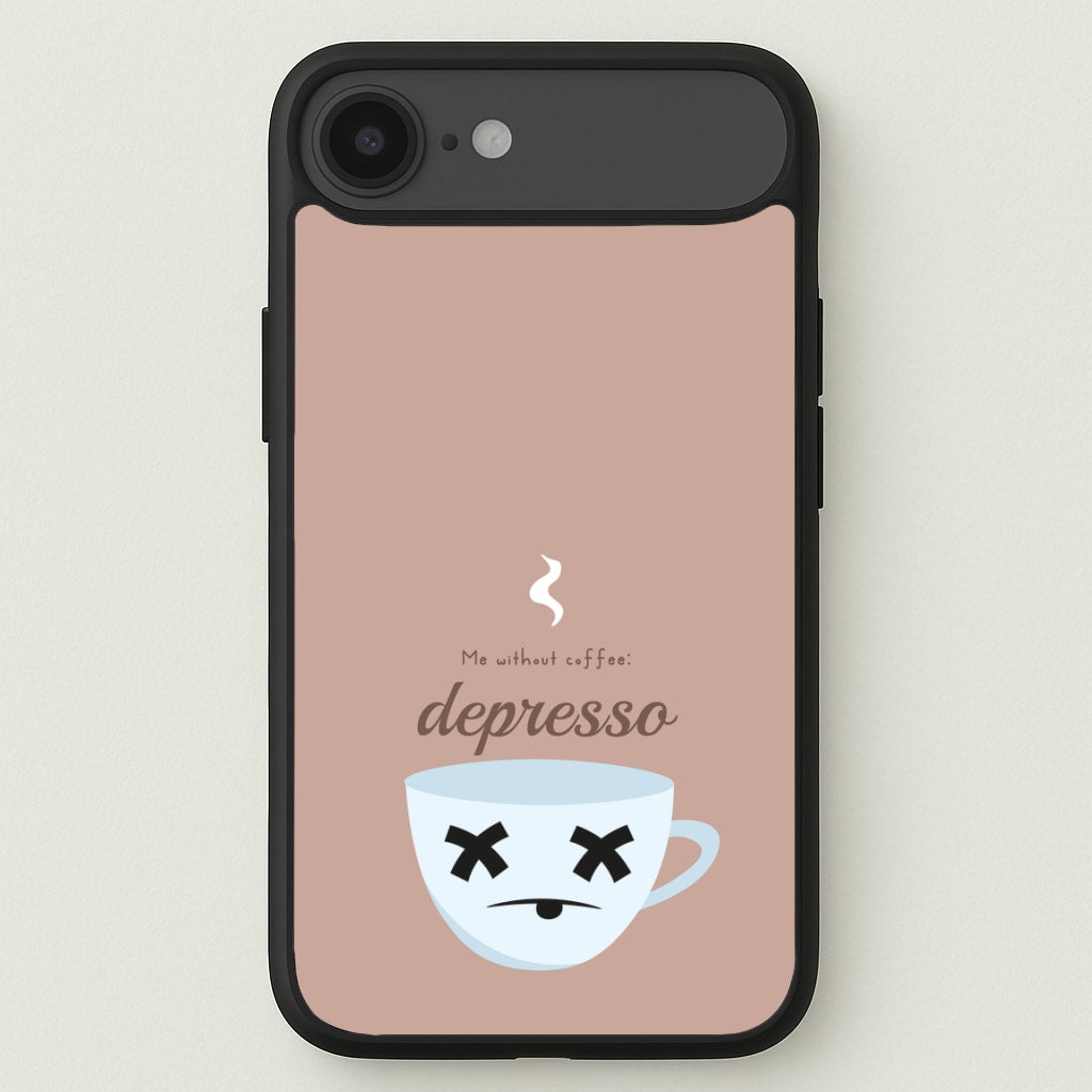 Depresso - Funny Quotes Phone Case for iPhone 17 Air