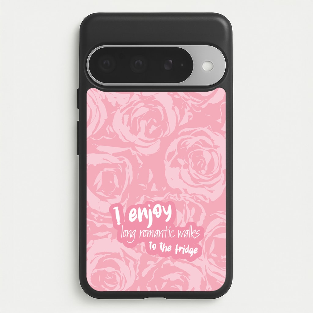 I Enjoy Long Romantic Walks - Funny Quotes Phone Case for Google Pixel 10 Pro XL