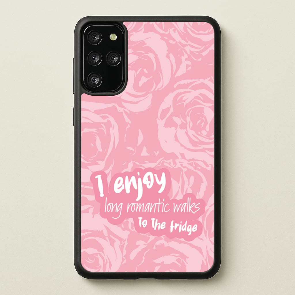 I Enjoy Long Romantic Walks - Funny Quotes - Funny Quotes Phone Case for Galaxy S20 Plus