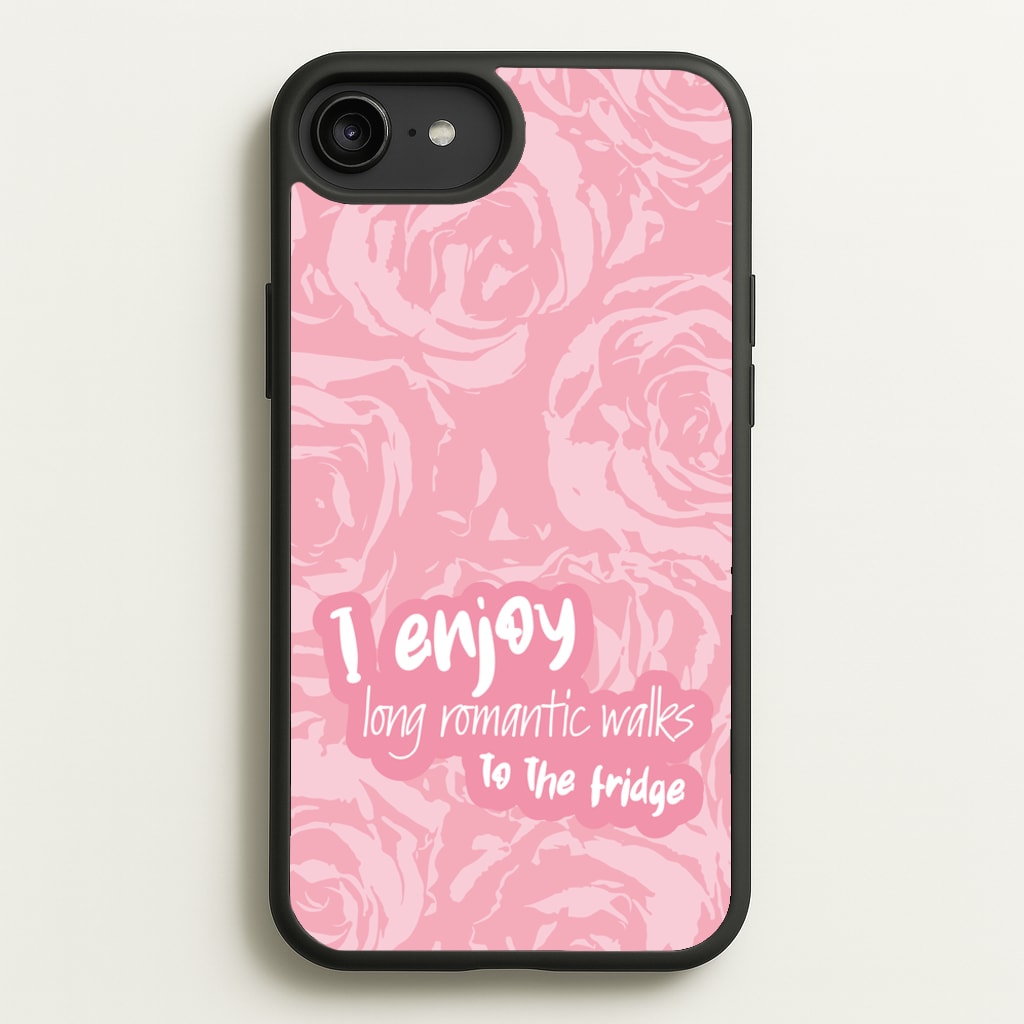 I Enjoy Long Romantic Walks - Funny Quotes - Funny Quotes Phone Case for iPhone 6 Plus / 7 Plus / 8 Plus