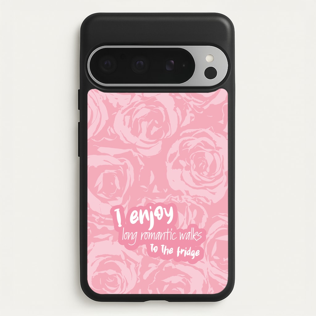 I Enjoy Long Romantic Walks - Funny Quotes - Funny Quotes Phone Case for Google Pixel 9 Pro XL
