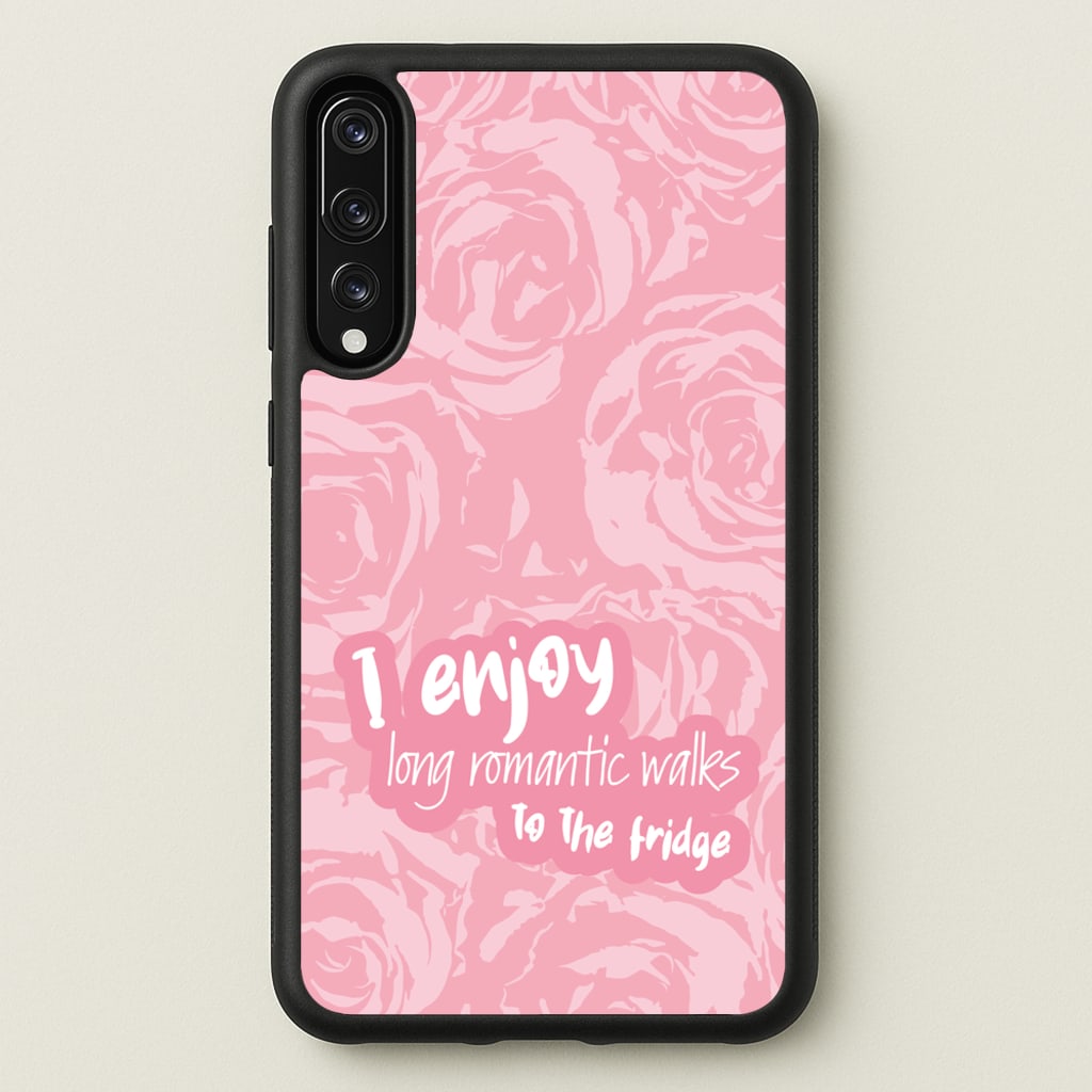 I Enjoy Long Romantic Walks - Funny Quotes - Funny Quotes Phone Case for Huawei P20 Pro
