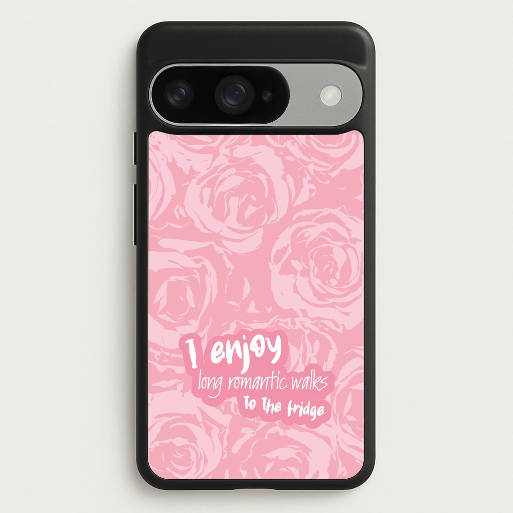 I Enjoy Long Romantic Walks - Funny Quotes Phone Case for Google Pixel 10 / 10 Pro