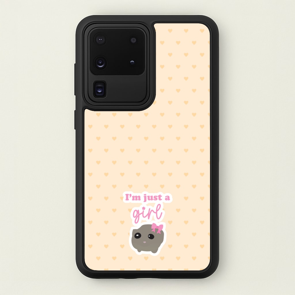 I'm Just A Girl - Quotes Phone Case for Galaxy S20 Ultra