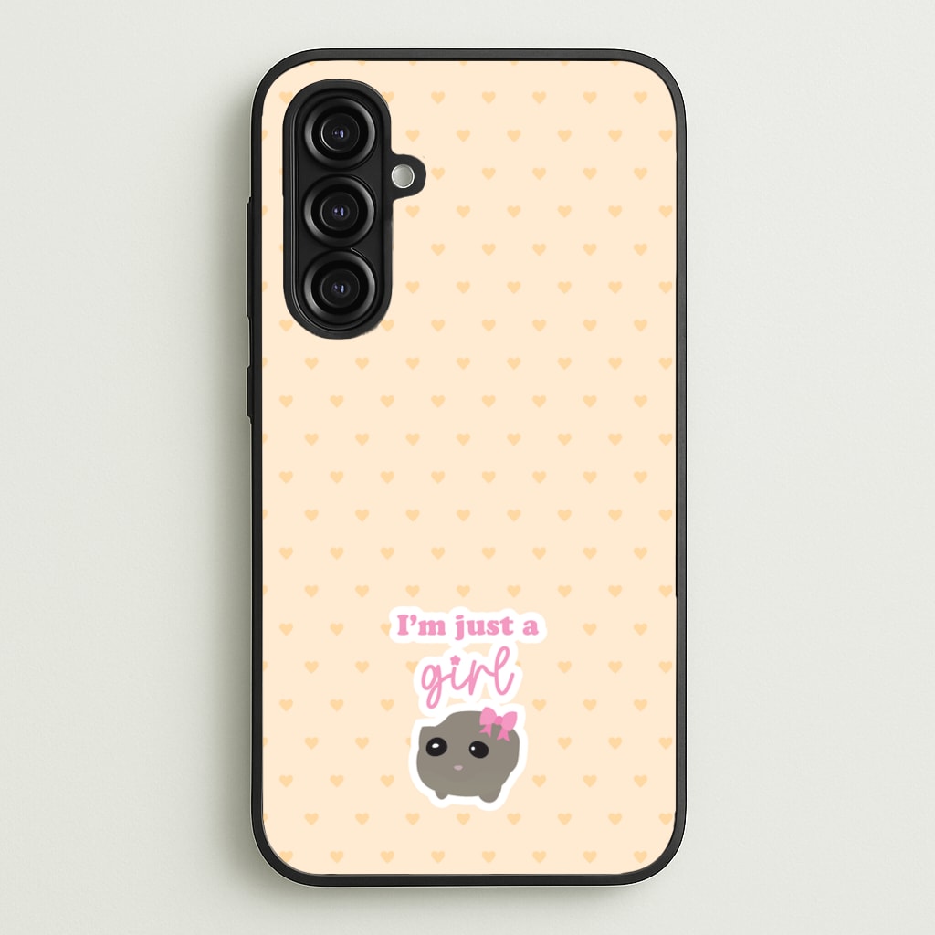 I'm Just A Girl - Quotes Phone Case for Galaxy A16