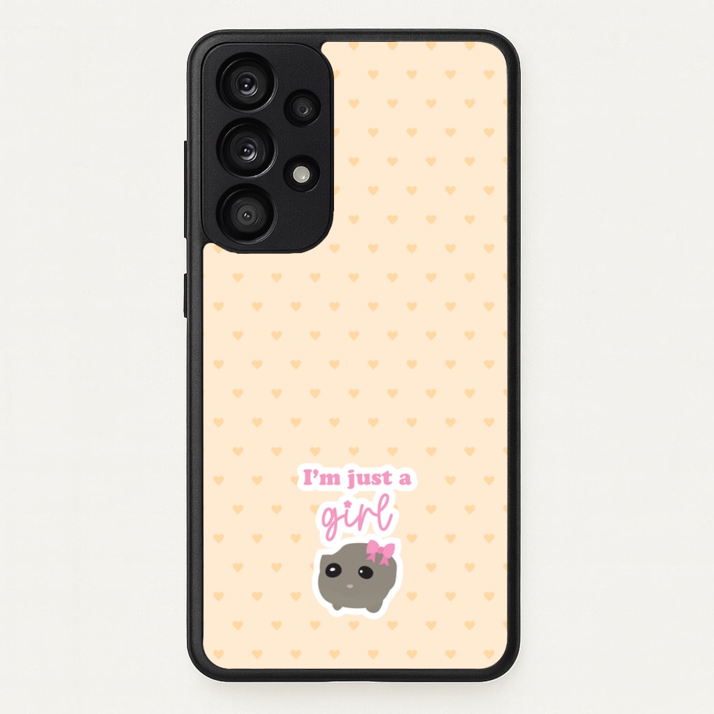 I'm Just A Girl - Quotes Phone Case for Galaxy A33