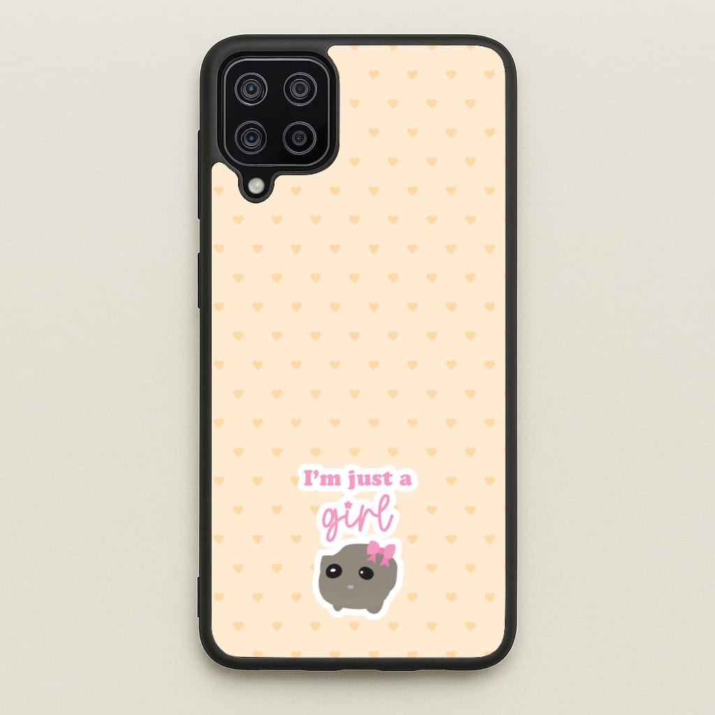 I'm Just A Girl - Quotes Phone Case for Galaxy A12
