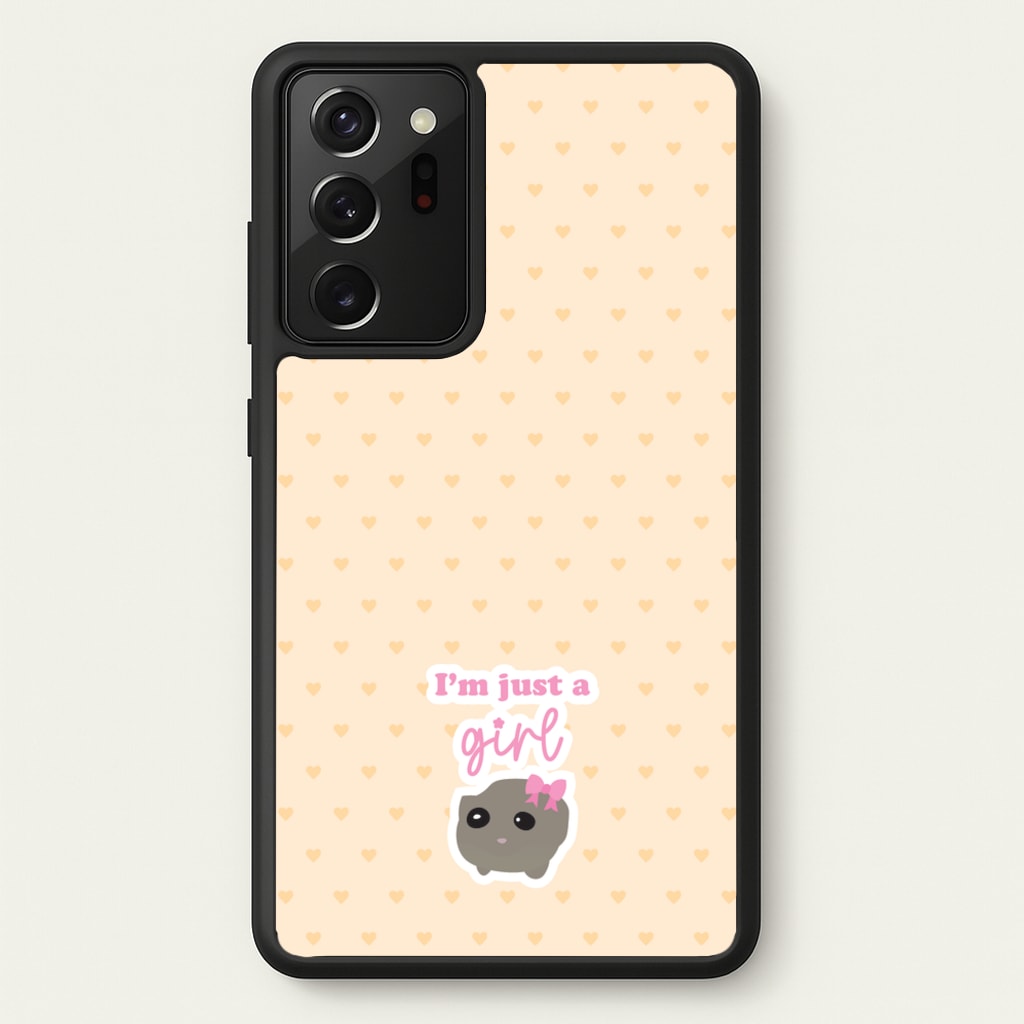 I'm Just A Girl - Quotes Phone Case for Galaxy Note 20 Ultra