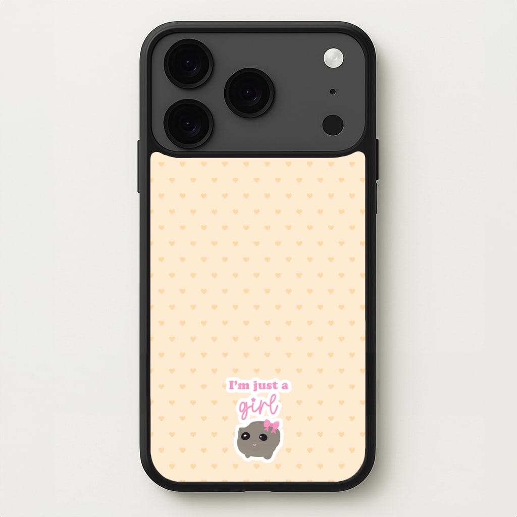 I'm Just A Girl Phone Case for iPhone 17 Pro