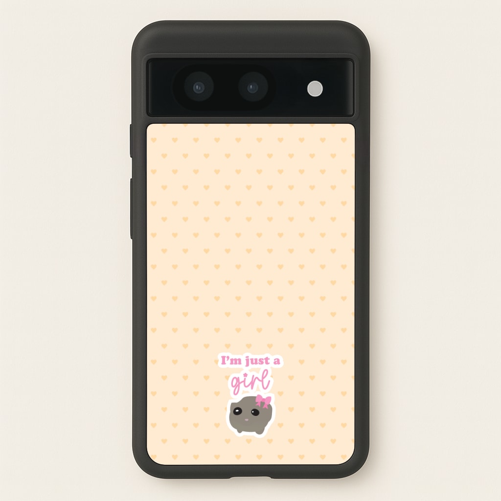 I'm Just A Girl - Quotes Phone Case for Google Pixel 8a