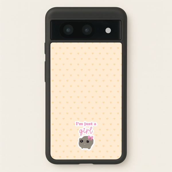 I'm Just A Girl - Quotes Phone Case for Google Pixel 8a