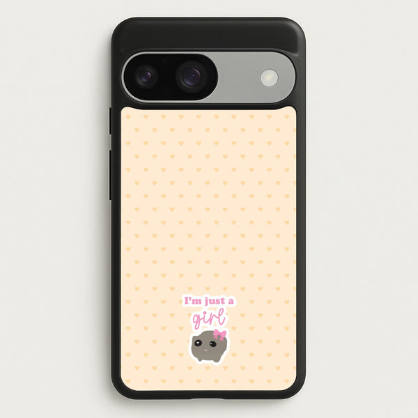 I'm Just A Girl - Quotes Phone Case for Google Pixel 9 / 9 Pro