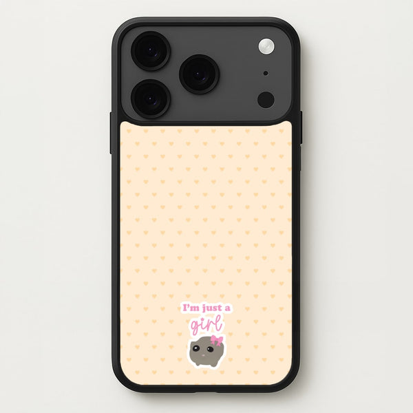 I'm Just A Girl Phone Case for iPhone 17 Pro Max