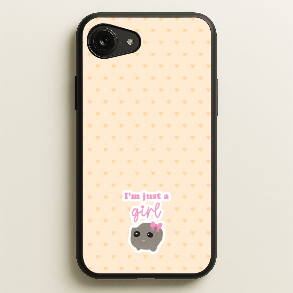 I'm Just A Girl - Quotes Phone Case for iPhone 16e