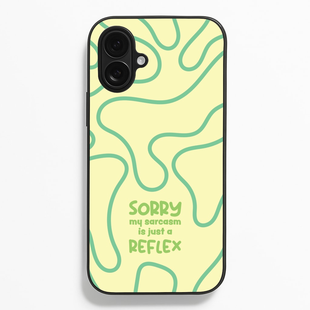 Sorry My Sarcasm - Quotes Phone Case for iPhone 16 Plus