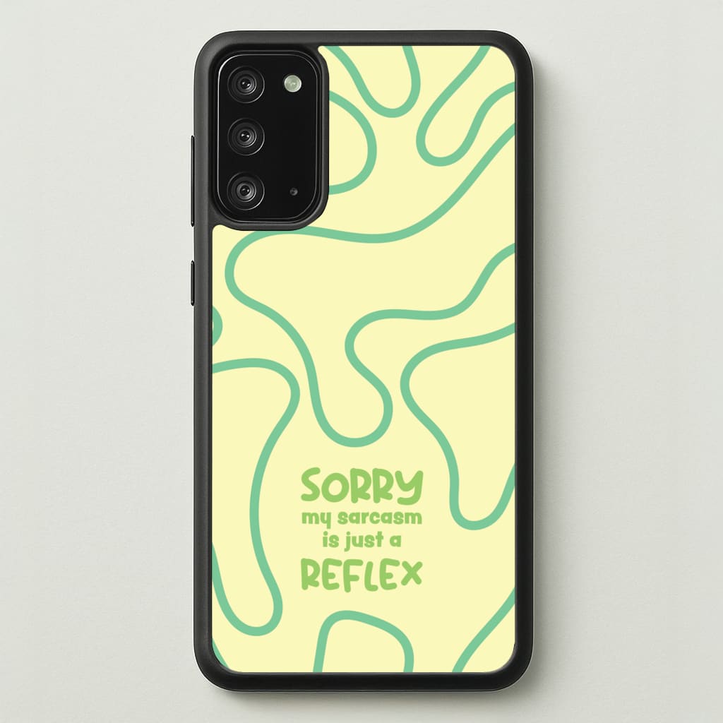 Sorry My Sarcasm - Quotes Phone Case for Galaxy Note 20