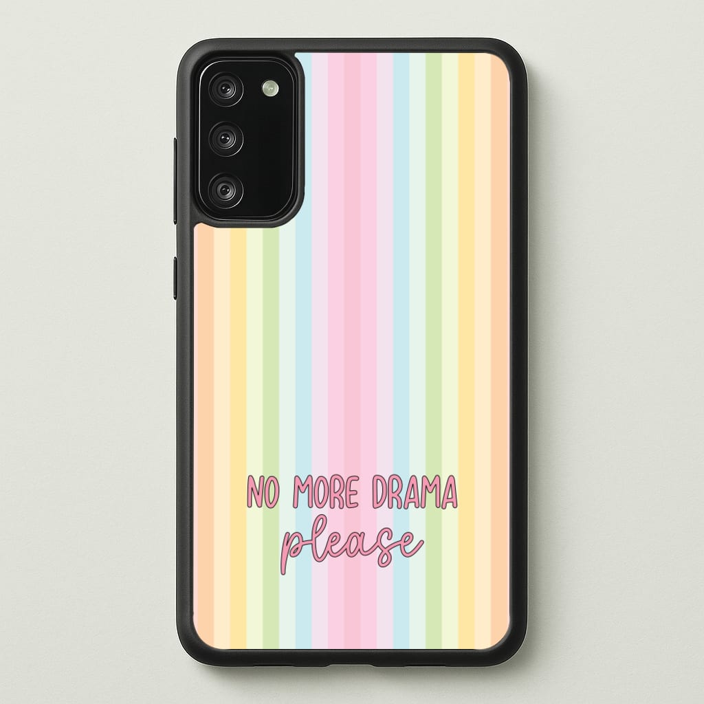No More Drama Please - Quotes Phone Case for Galaxy S20FE