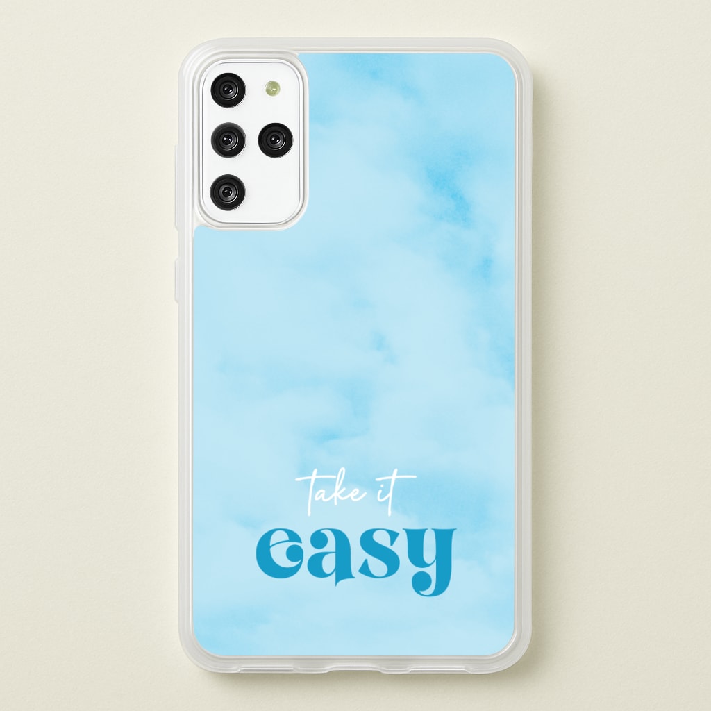 Take It Easy - Quotes Phone Case for Galaxy S20 Plus