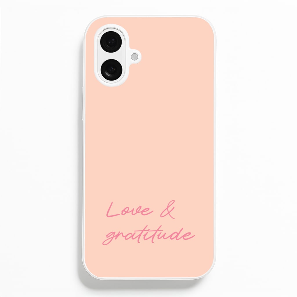 Love And Gratitude Phone Case