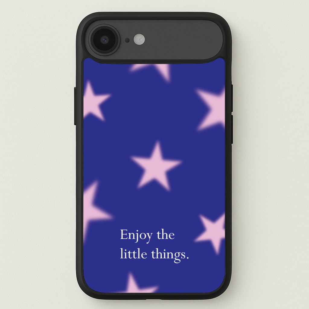 Enjoy The Little Things Dark Purple Phone Case for iPhone 17 Air