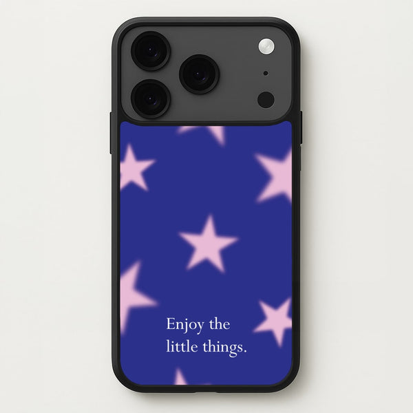 Enjoy The Little Things Dark Purple Phone Case for iPhone 17 Pro