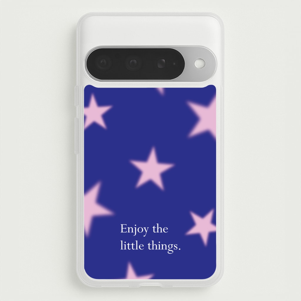 Enjoy The Little Things Dark Purple Phone Case for Google Pixel 10 Pro XL