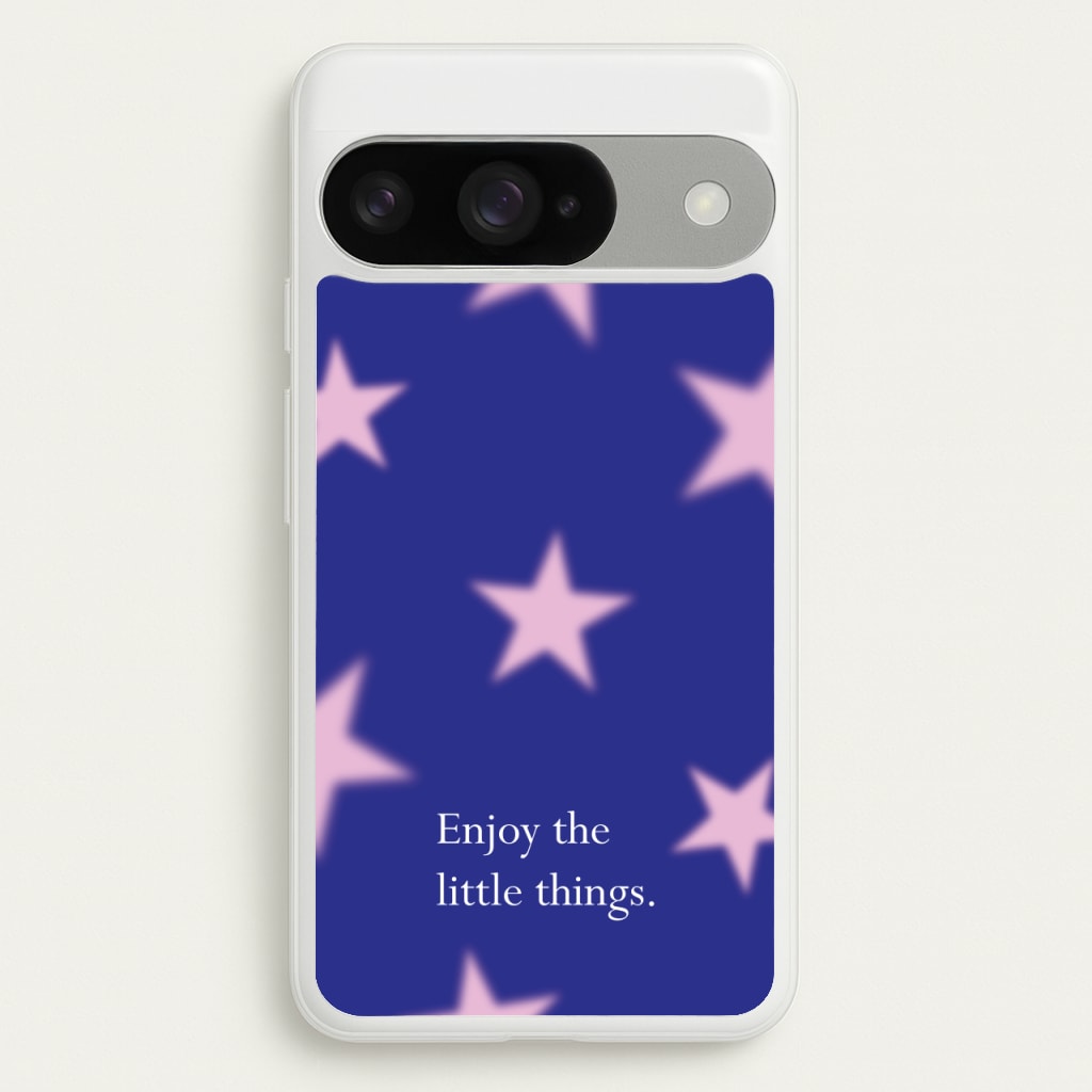 Enjoy The Little Things Dark Purple Phone Case for Google Pixel 10 / 10 Pro